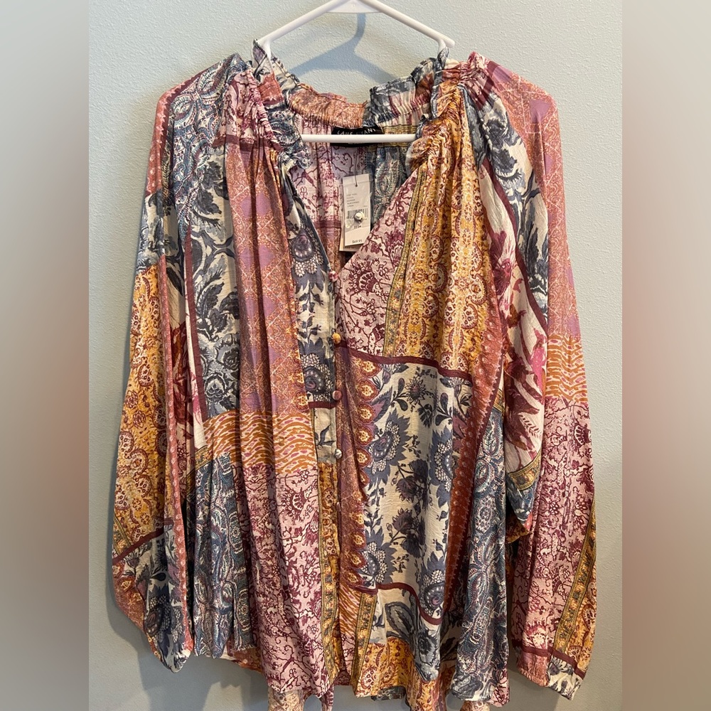 Lane Bryant; New with Tags; 22/24; Multi Colored Pastel
